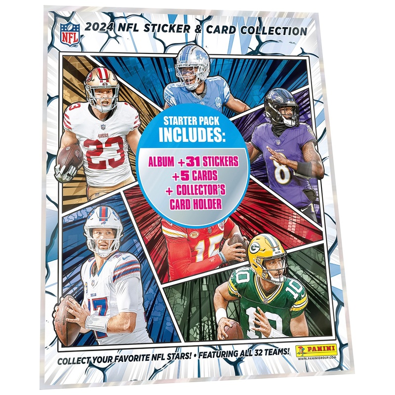 Panini NFL 2024/25 Sticker and Trading Card Collection Starter Pack