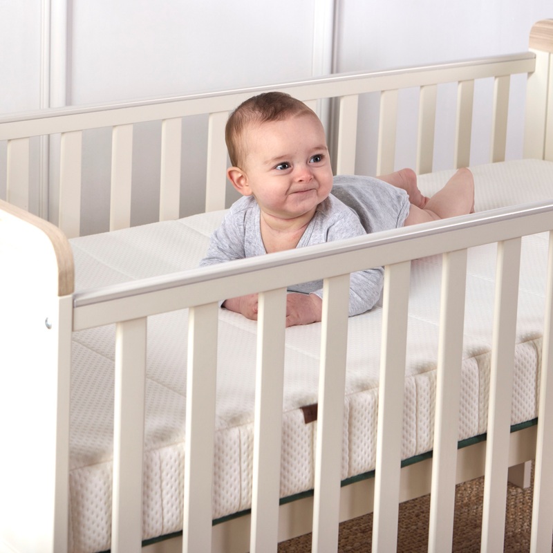Baby Elegance Haddington Cot Bed with Changing Unit Stone