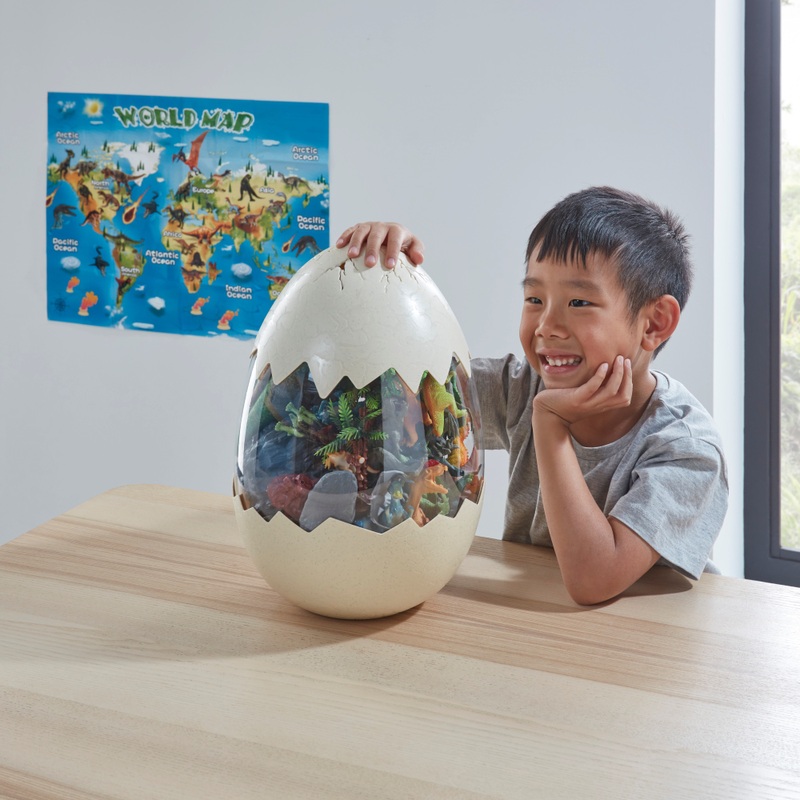 Dinosaur World Dinosaur Egg 50 Piece Figures and Accessories Set