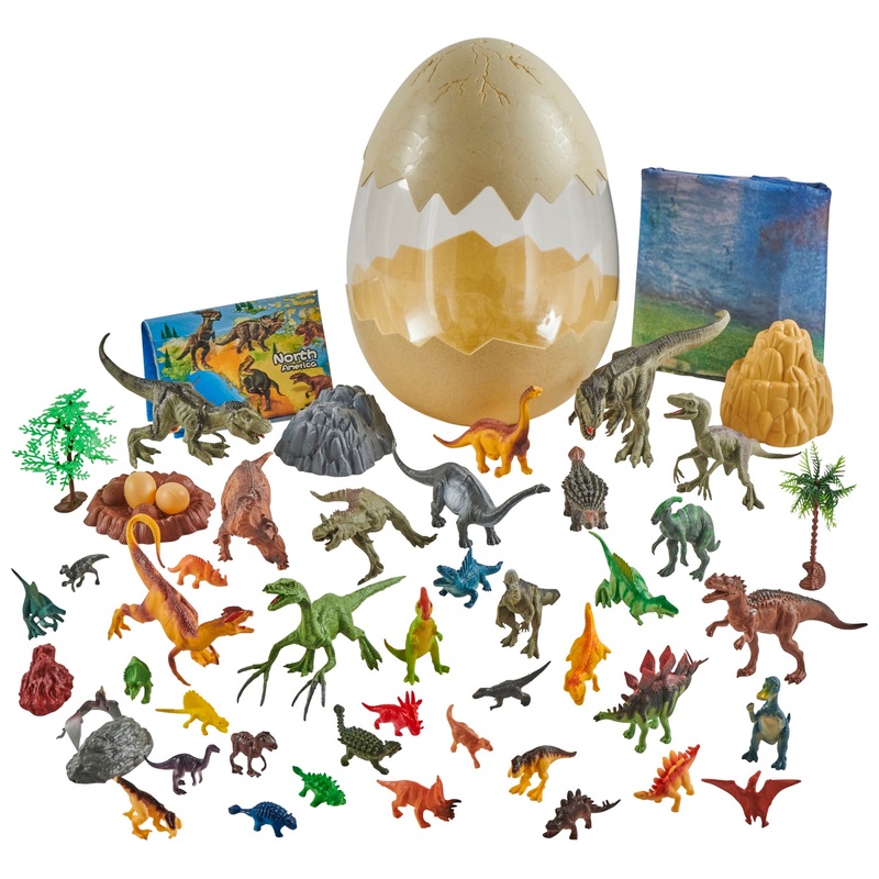 Dinosaur World Dinosaur Egg 50 Piece Figures and Accessories Set 6 Dinosaur World Dinosaur Egg 50 Piece Figures and Accessories Set