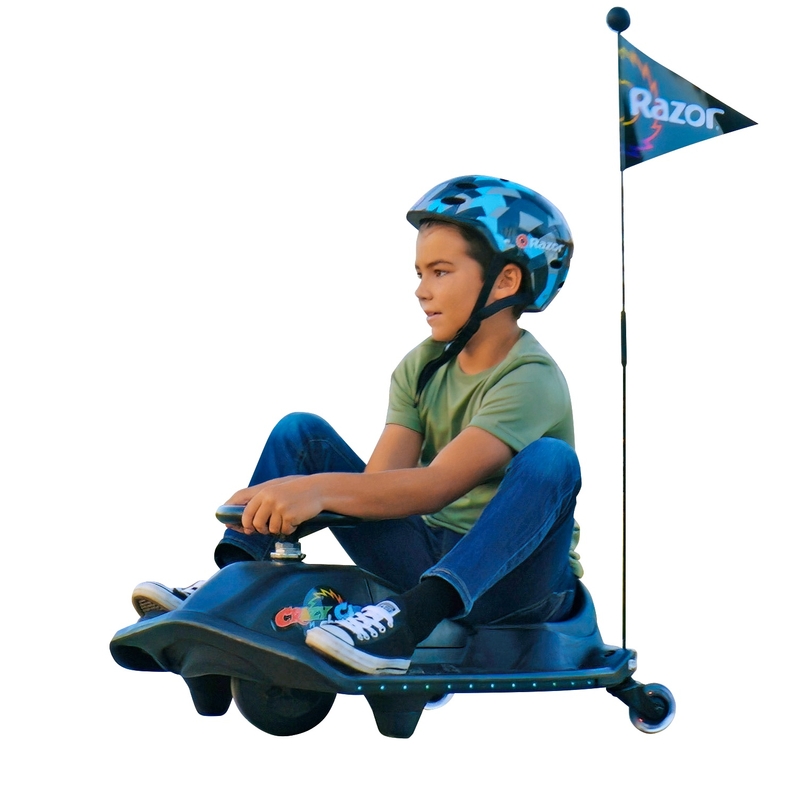 Razor Crazy Cart Shift Lightshow Lithium-Powered Drifting Go Kart