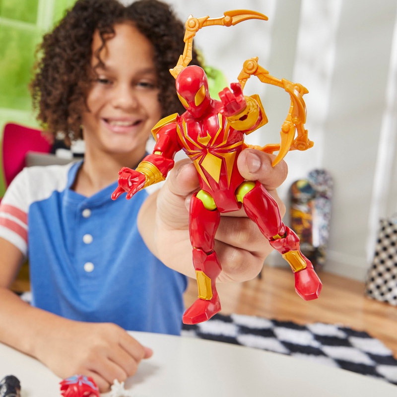 MixMashers Marvel Spider-Man Iron Spider Action Figure 12cm 4 MixMashers Marvel Spider-Man Iron Spider Action Figure 12cm