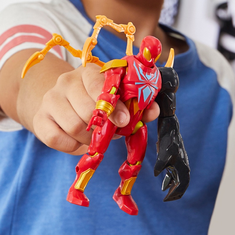 MixMashers Marvel Spider-Man Iron Spider Action Figure 12cm 6 MixMashers Marvel Spider-Man Iron Spider Action Figure 12cm