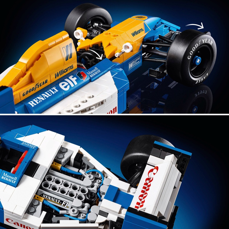 LEGO Icons 10353 Williams Racing FW14B & Nigel Mansell Set for Adults 6 LEGO Icons 10353 Williams Racing FW14B & Nigel Mansell Set for Adults
