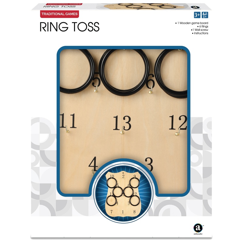 Wooden Ring Toss Game