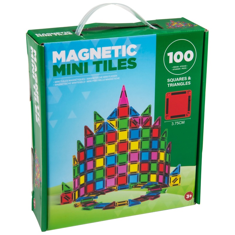 Magnetic Mini Tiles 100-Piece Building Set