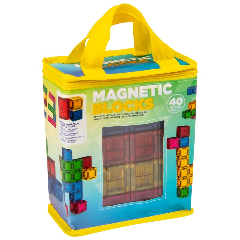 Magnetic Blocks 40-Piece Building Set 7 Magnetic Blocks 40-Piece Building Set