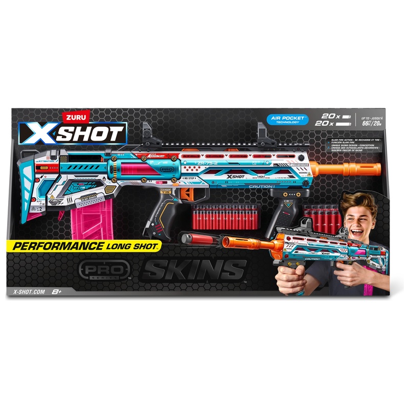 XSHOT SKINS Pro Performance Long Shot Blaster 40 Darts by ZURU 7 XSHOT SKINS Pro Performance Long Shot Blaster 40 Darts by ZURU