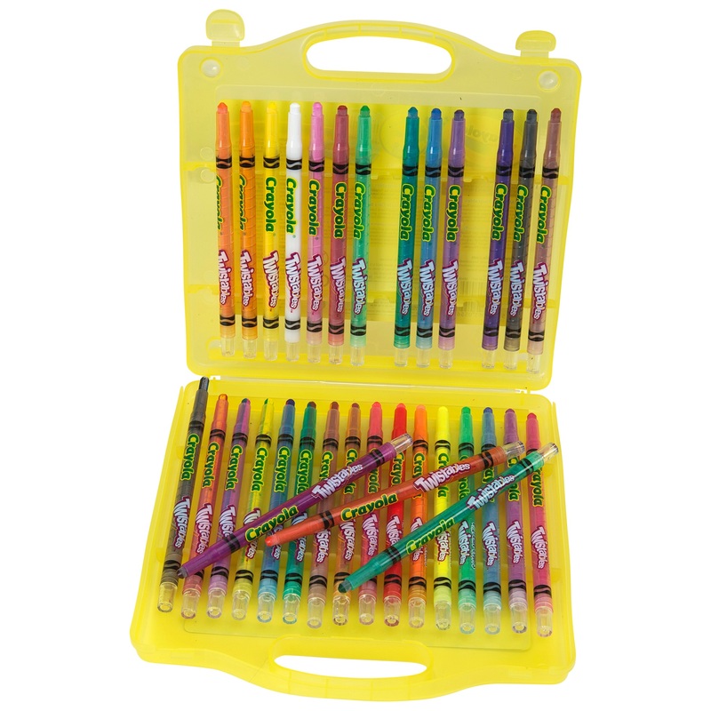 Crayola Crayons Twistables Case 32 Pack Assortment 6 Crayola Crayons Twistables Case 32 Pack Assortment
