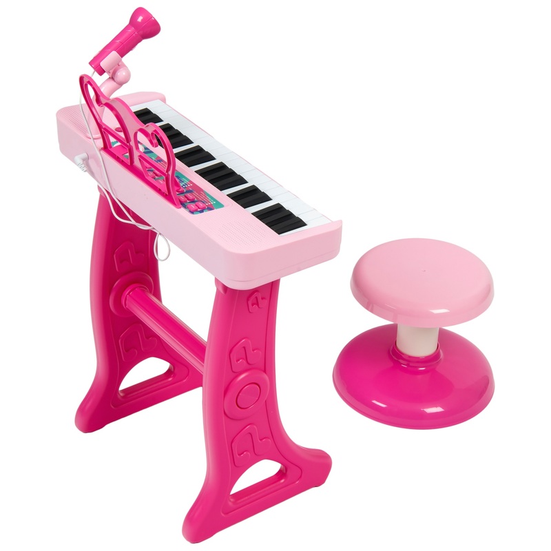 Big Steps Musical Keyboard and Stool Pink 5 Big Steps Musical Keyboard and Stool Pink