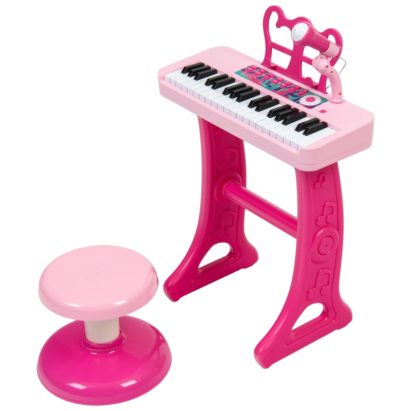 Big Steps Musical Keyboard and Stool Pink 6 Big Steps Musical Keyboard and Stool Pink