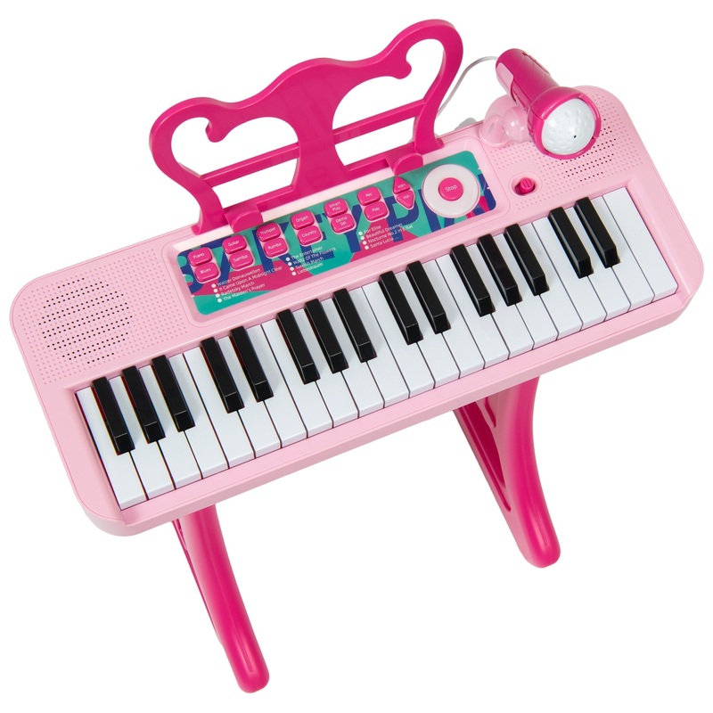 Big Steps Musical Keyboard and Stool Pink 7 Big Steps Musical Keyboard and Stool Pink