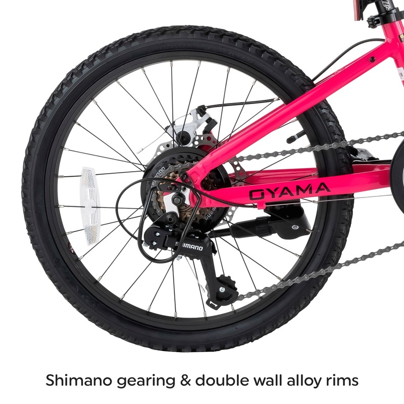 20 Inch Oyama JM20 Mountain Bike Pink 6 20 Inch Oyama JM20 Mountain Bike Pink
