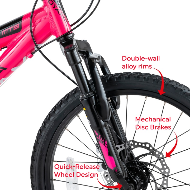 20 Inch Oyama JM20 Mountain Bike Pink 7 20 Inch Oyama JM20 Mountain Bike Pink
