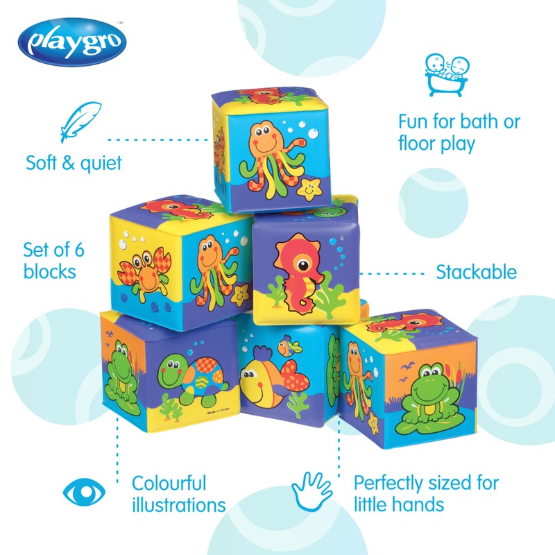 Playgro Soft Baby Blocks 2 Playgro Soft Baby Blocks