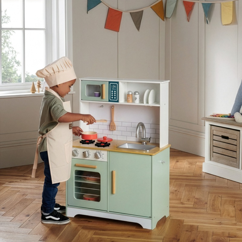 Kitchen Corner Wooden Play Kitchen