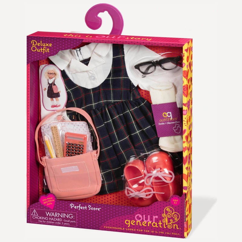Our Generation Clothes Deluxe School Uniform Perfect Score Doll Outfit 7 Our Generation Clothes Deluxe School Uniform Perfect Score Doll Outfit