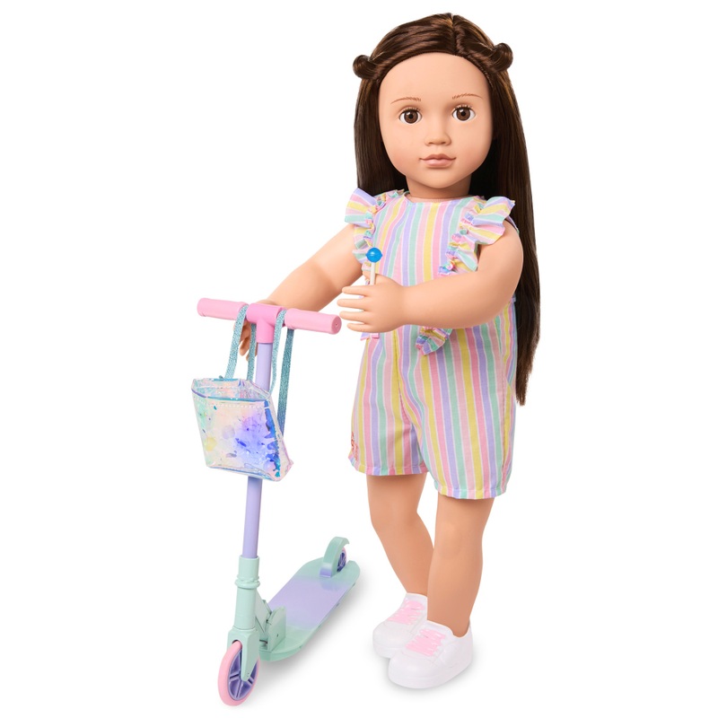 Our Generation Deluxe Scooter Ride the Rainbow Outfit