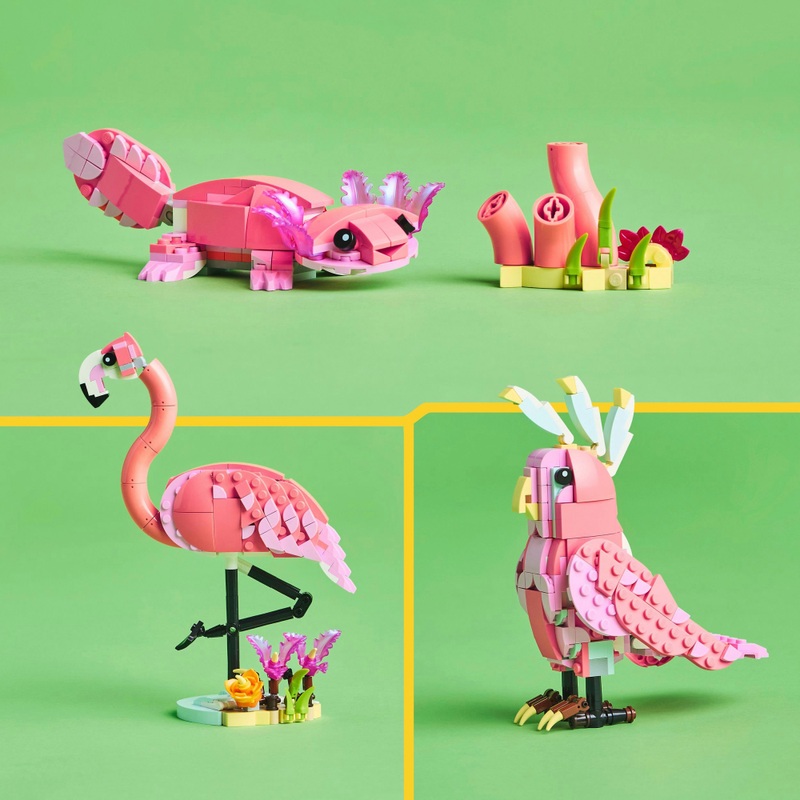 LEGO Creator 31170 3-in-1 Wild Animals: Pink Flamingo Set 4 LEGO Creator 31170 3-in-1 Wild Animals: Pink Flamingo Set
