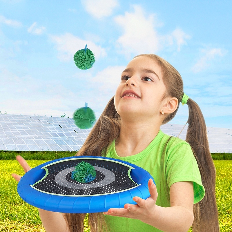 Trampoline Paddle Disc Game