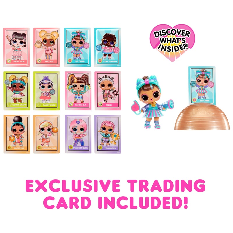 L.O.L. Surprise! Tots All-Star Sports Doll Blind Box Assortment 4 L.O.L. Surprise! Tots All-Star Sports Doll Blind Box Assortment