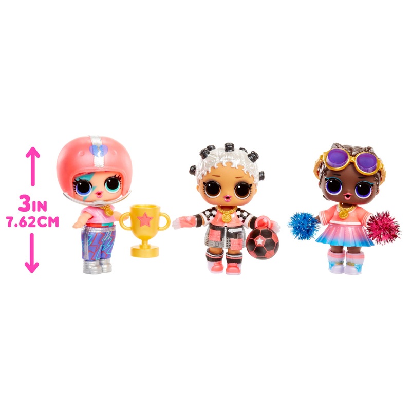 L.O.L. Surprise! Tots All-Star Sports Doll Blind Box Assortment 6 L.O.L. Surprise! Tots All-Star Sports Doll Blind Box Assortment