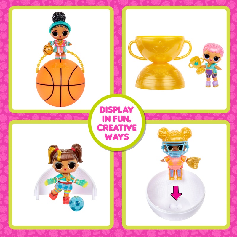 L.O.L. Surprise! Tots All-Star Sports Doll Blind Box Assortment 8 L.O.L. Surprise! Tots All-Star Sports Doll Blind Box Assortment