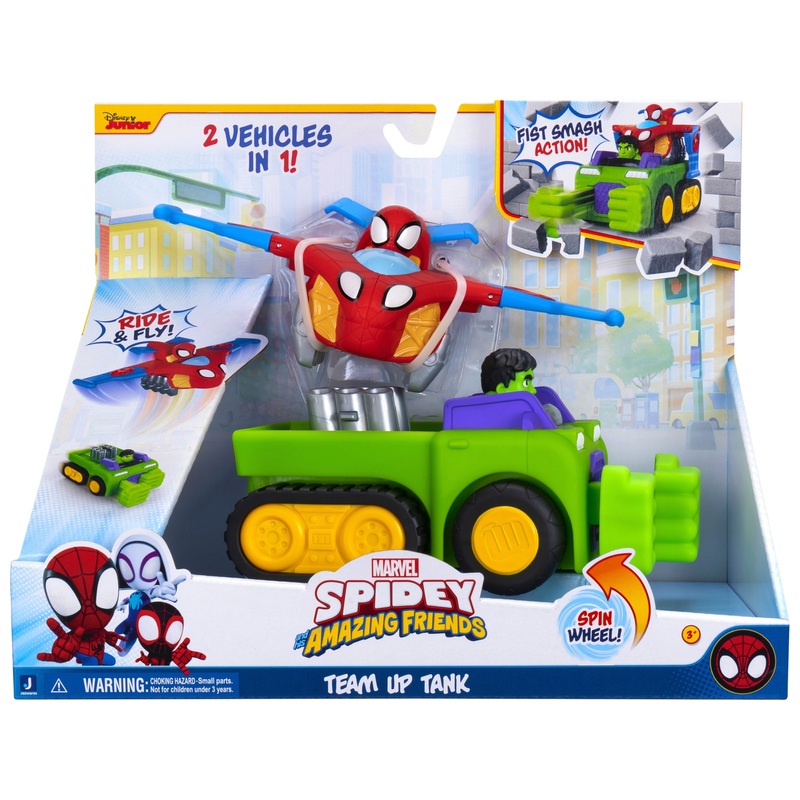 Marvel Spidey and His Amazing Friends Team Up Tank Set 8 Marvel Spidey and His Amazing Friends Team Up Tank Set