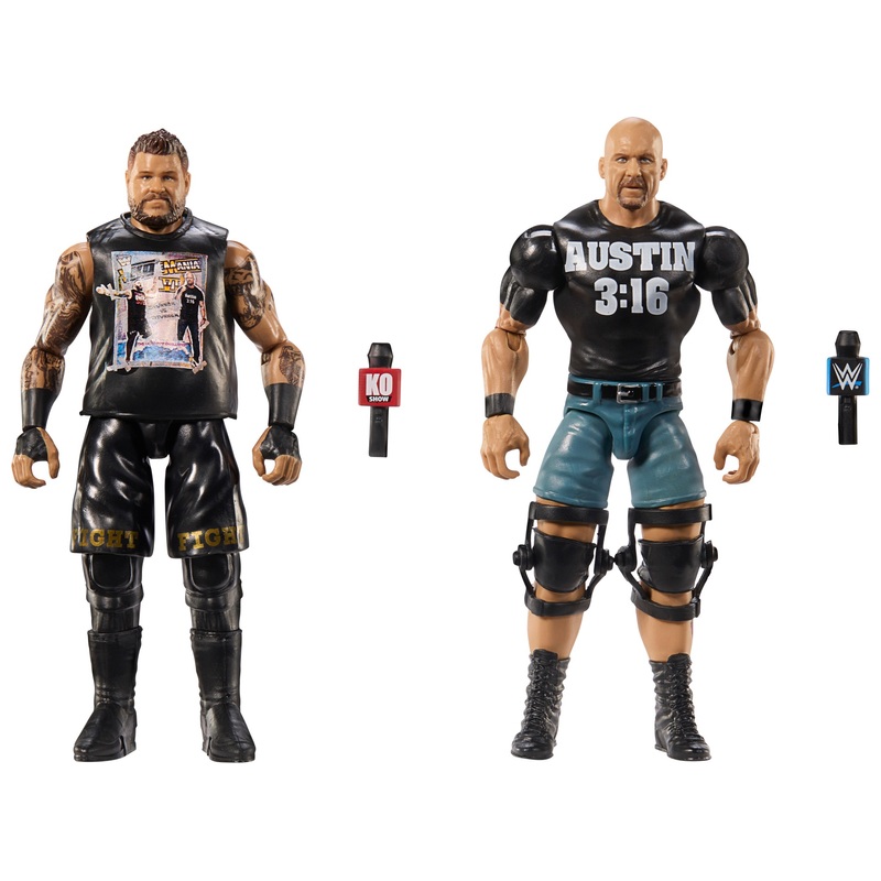 WWE Main Event Showdown Series 20 Action Figures 2 Pack Kevin Owens vs 'Stone Cold' Steve Austin