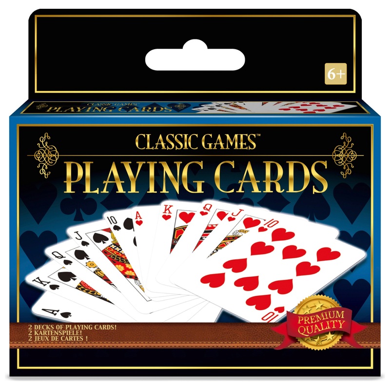 Classic Games Playing Cards 2 Pack