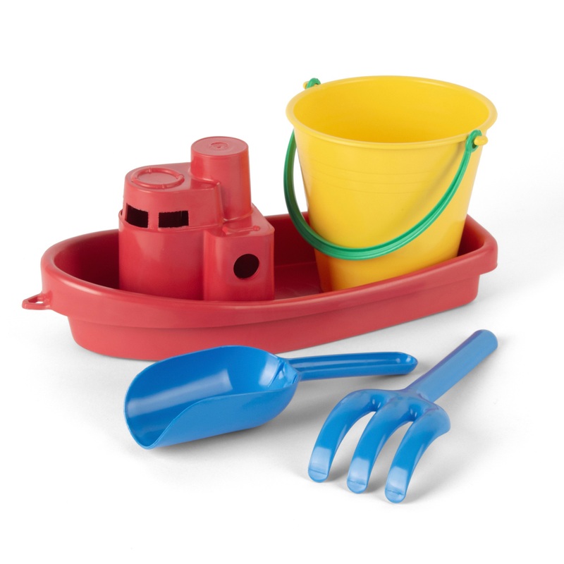 Beach Boat, Bucket and Shovel Assortment