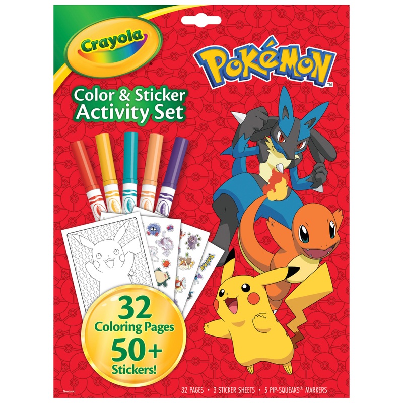 Crayola Pokmon Colour and Sticker Activity Set