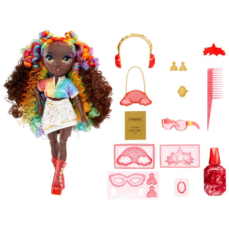 Rainbow High Creative Crystals Fashion Doll Iris Bow