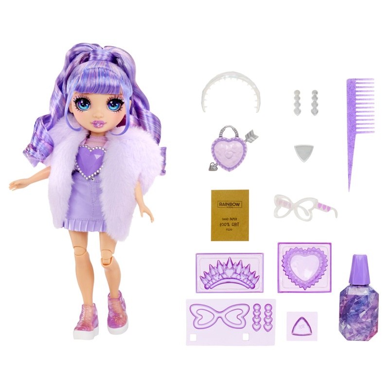 Rainbow High Creative Crystals Fashion Doll Violet