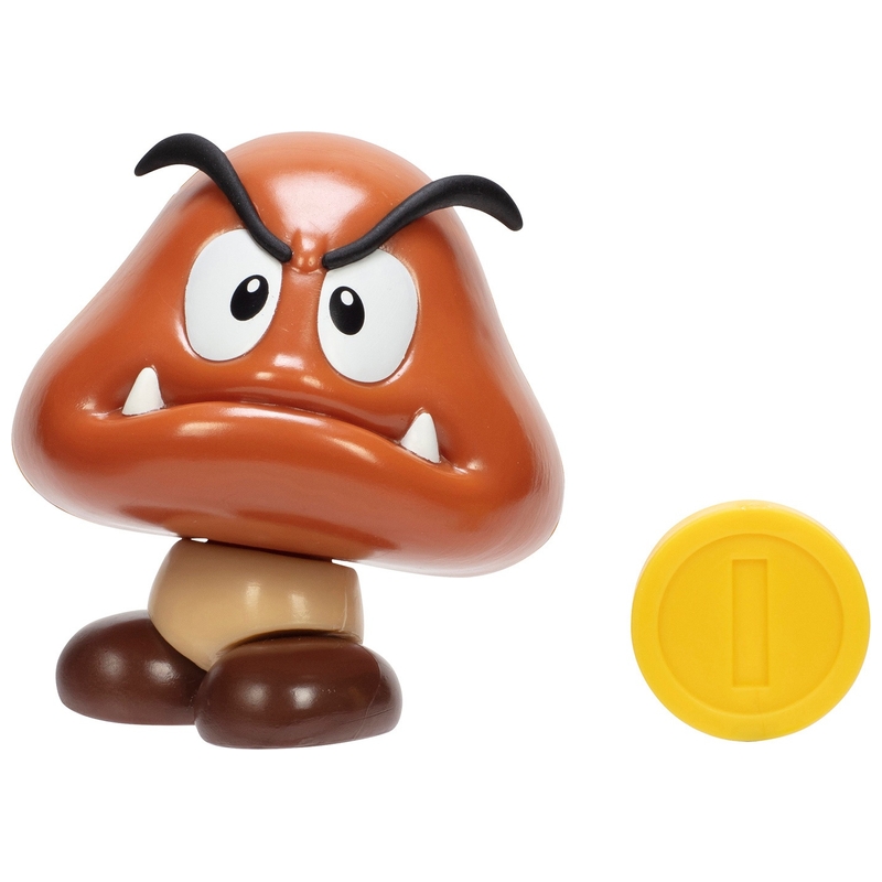 Nintendo Super Mario Figure Goomba with Coin 10cm
