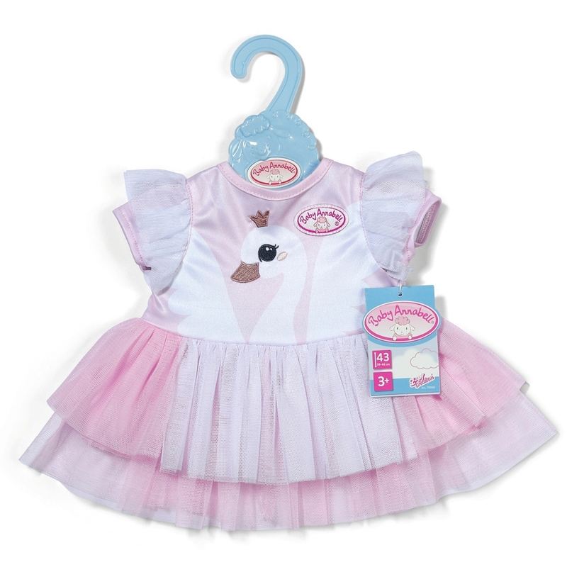Baby Annabell Outfit Swan Dress 43cm 5 Baby Annabell Outfit Swan Dress 43cm