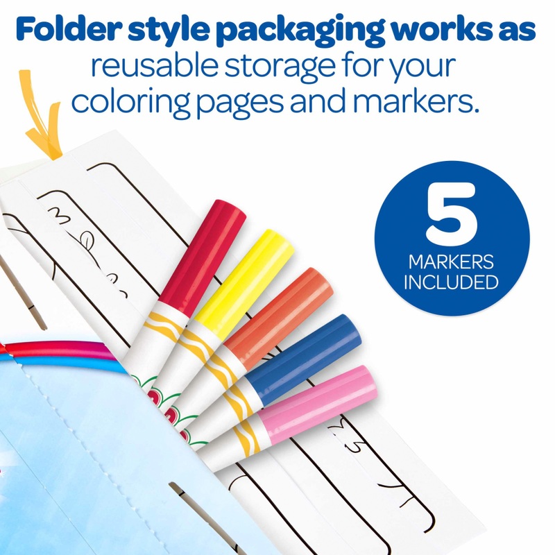 Crayola Color Wonder PAW Patrol Colouring Pages Book and Markers Set 4 Crayola Color Wonder PAW Patrol Colouring Pages Book and Markers Set