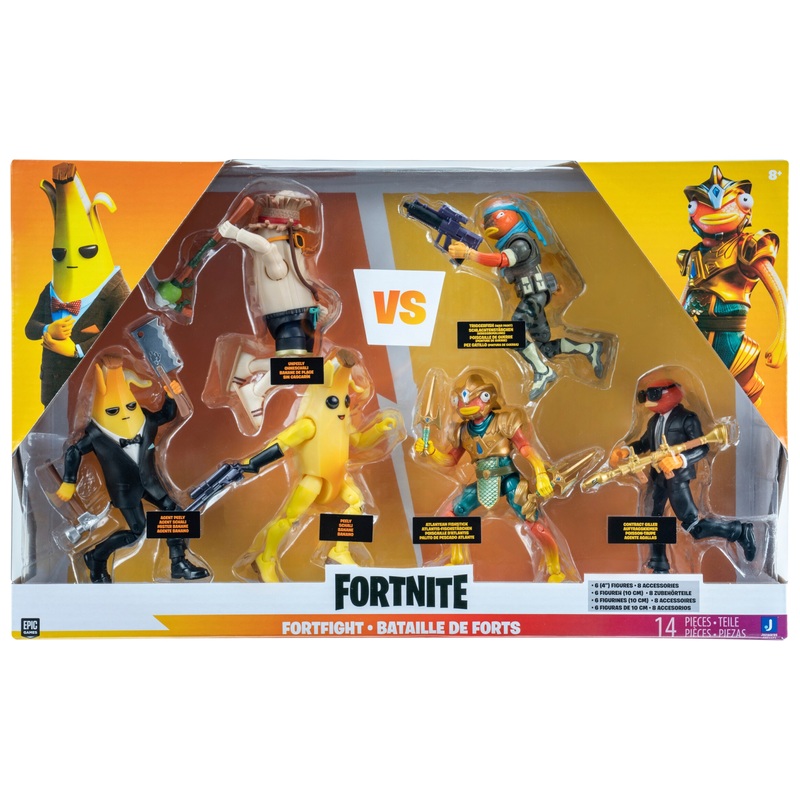 Fortnite Fortfight Action Figures Peely vs Fishstick 6 Pack 7 Fortnite Fortfight Action Figures Peely vs Fishstick 6 Pack