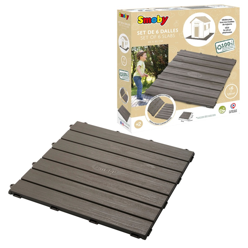 Smoby Life Play House Floor Slabs 6 Pack