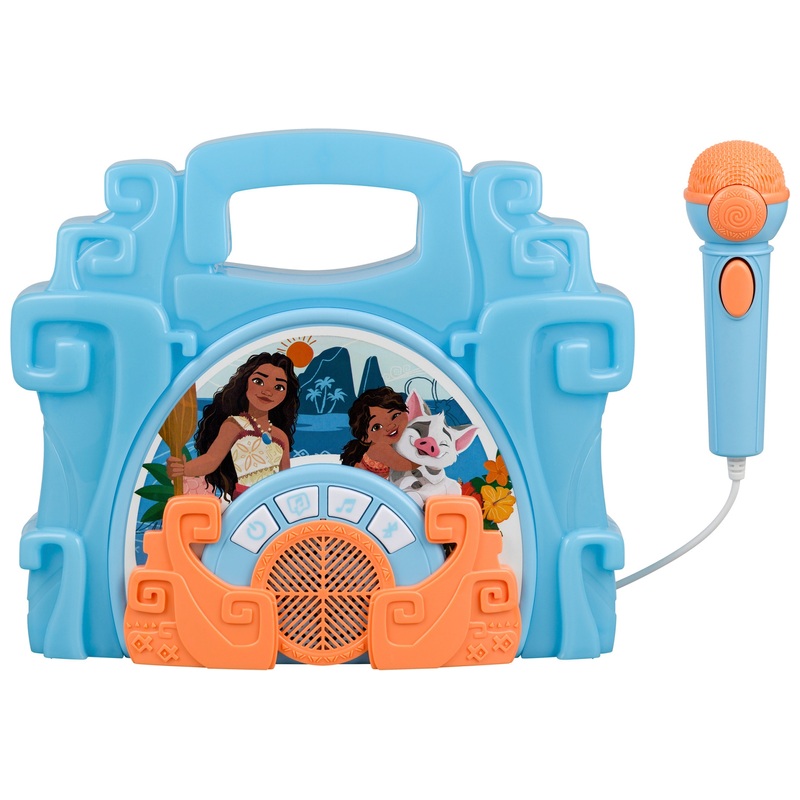 Disney Moana Sing-Along Bluetooth Boombox with Microphone