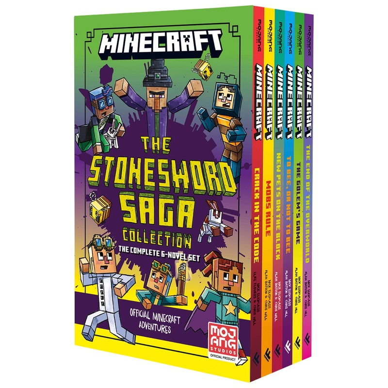 Minecraft Stonesword Saga 6 Book Collection Box Set