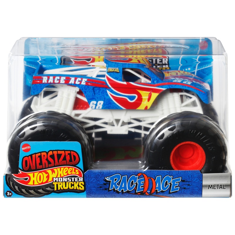 Hot Wheels Monster Trucks Oversized 1:24 Race Ace Die-Cast Car