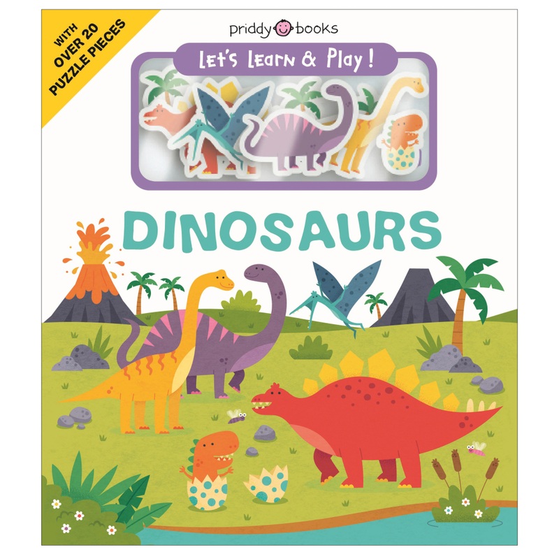 Let's Learn & Play! Dinosaurs Board Book