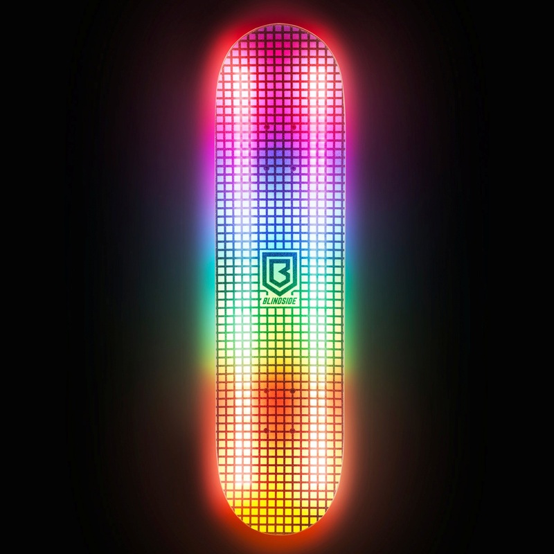 83cm Blindside LED Skateboard with Light-Up Deck and Wheels