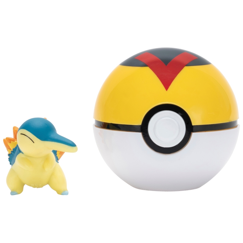 Pokmon Clip 'N' Go Pack Level Ball and Cyndaquil Battle Figure