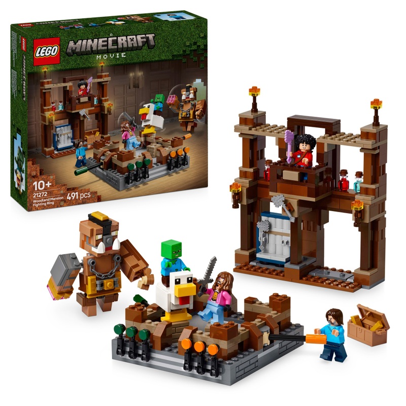 LEGO Minecraft 21272 Woodland Mansion Fighting Ring Set