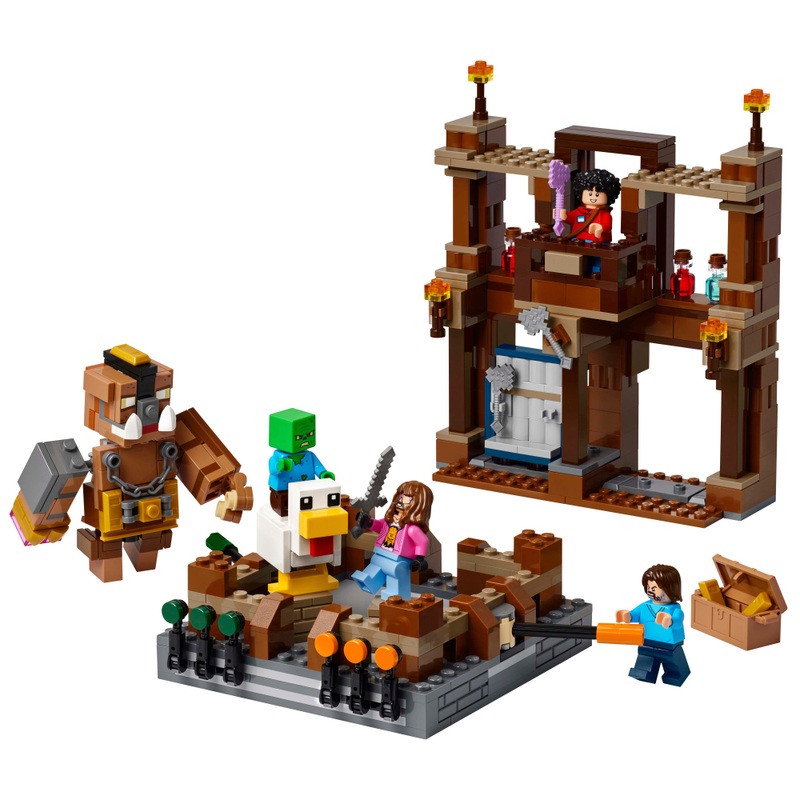 LEGO Minecraft 21272 Woodland Mansion Fighting Ring Set