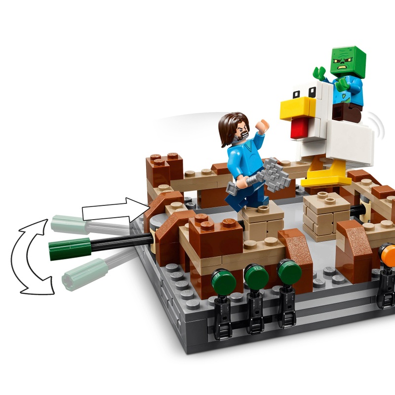 LEGO Minecraft 21272 Woodland Mansion Fighting Ring Set