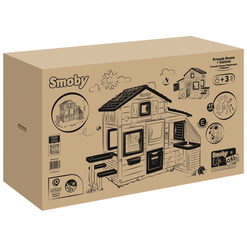 Smoby Life Neo Friends Play House with Kitchen 5 Smoby Life Neo Friends Play House with Kitchen
