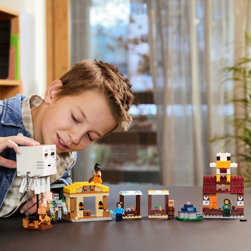 LEGO Minecraft 21273 The Ghast Balloon Village Attack Set 7 LEGO Minecraft 21273 The Ghast Balloon Village Attack Set